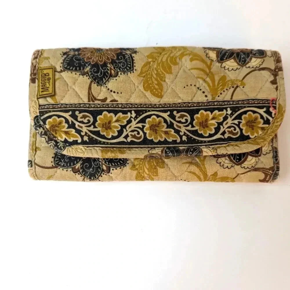 Maggie B Quilted Trifold Wallet